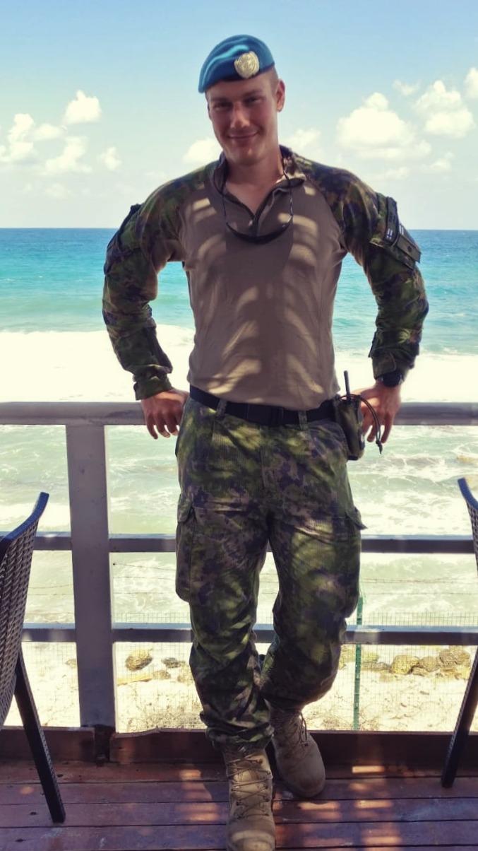 Riku Kajasilta as peacekeeper